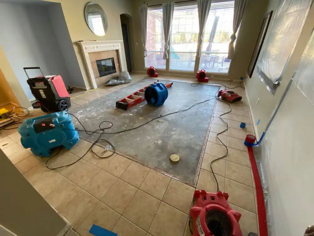 water damage restoration service Los Berros